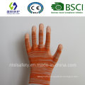 Orange PU Coated Work Safety Glove (SL-PU201O)